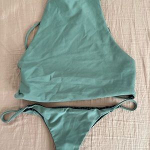 acacia swimwear cement small top ONLY